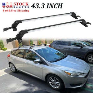 Portaequipajes de carga superior con cerradura para Ford Focus 12-18 43" - Imagen 1 de 17