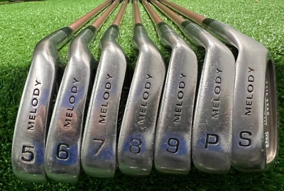 Juego de plancha Square Two LPGA Melody 5-PW+SW/Dañoras Grafito/NUEVAS EMPUÑADURAS/sa6494 Foto 1 de 4