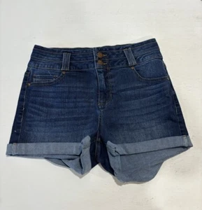 Women's Blue Spice Super High Waist Denim Shorts Size 5 - Picture 1 of 6