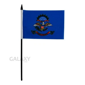 Bandera de Dakota del Norte "4x6" / Bandera de escritorio de Dakota del Norte / Bandera de palo de Dakota del Norte - Imagen 1 de 1