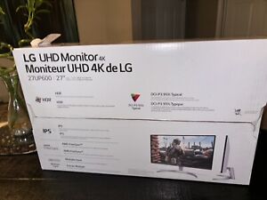 LG 27” IPS 4K UHD Monitor - Black (with VESA DisplayHDR 400)