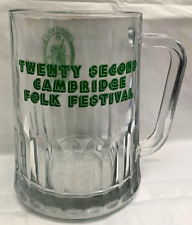 Cambridge Folk Festival Pint Glass  ~  From the 22nd  Festival in 1986