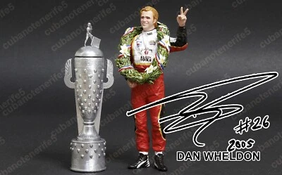 DAN WHELDON 1:18 RESINA DIPINTA INDY 500 RACE SENZA BORG WARNER TROFEO 2005 - Immagine 1 di 4