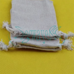 30 Stck. NEU kleine Kordelzug Sackleinen Leinen Schmuck Beutel Hochzeit Gastgeschenk Geschenktüten - Bild 1 von 1