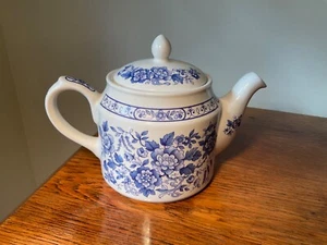 Vintage 60’s Sadler teapot Nanking pattern blue & white 4 cup capacity - Picture 1 of 7