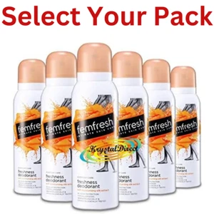Femfresh Feminine Freshness Deodorant Spray 125ml Intimate Hygiene Moisturising - Picture 1 of 30