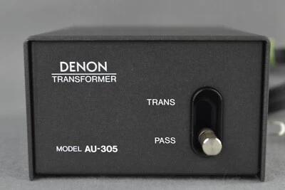 Denon AU-305 Step-Up Transformer For MC Moving Coil  Phono Cartridge - Image 1 of 4
