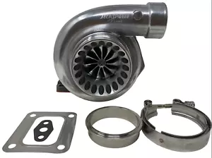 Billet Wheel Dual Ball Bearing Turbo GT35 GTX3582R T4 .82 A/R Vband Clamp 4 Bolt - Picture 1 of 9
