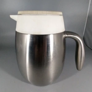 Bodum Columbia Vacuum Jug Carafe Coffee Tea Thermal Stainless Steel Finish 34oz - Picture 1 of 8