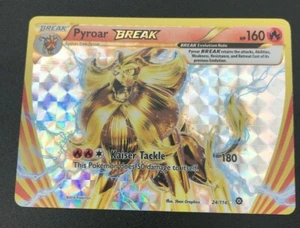 Pyroar BREAK ULTRA RARE 24/114 Pokemon XY Steam Siege NM HOLO 2016 - Picture 1 of 5