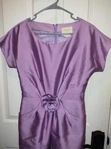 Vintage Größe 4 Kate Spaten Wolle und Seide lila Kleid - Bild 1 von 8