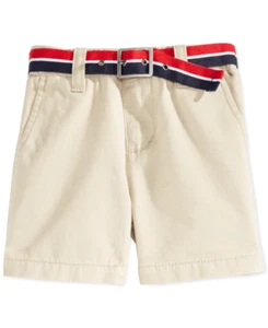 Tommy Hilfiger Baby Boys Chester Khaki Shorts - Size 18 Months - Picture 1 of 2