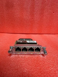 Carte interface Wan haute vitesse Cisco HWIC-4T1/E1 4 ports canal transparent 73-10364-05 - Photo 1/3