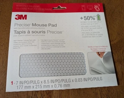 Mouse Pad 3M Preciso Traseiro 9 X 8 Cinza/Bitmap MP114BSD1 - Imagem 1 de 2