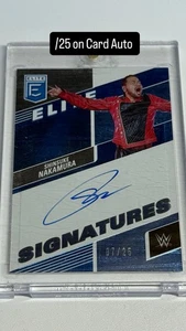 2023 Panini Donruss Elite WWE - Elite Signatures Shinsuke Nakamura #ES-SHN /25 - Bild 1 von 1