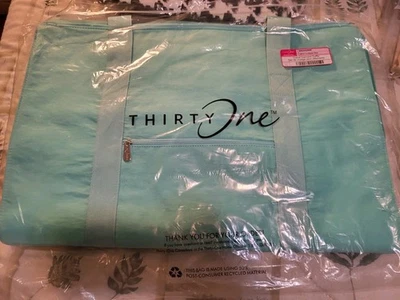 THIRTY ONE - TRAVEL GARMENT DUFFLE - AR22 Caribbean Blue - BRAND NEW - Image 1 of 3