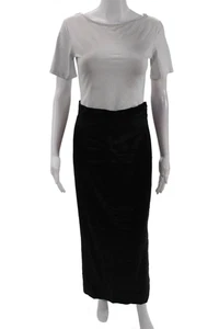 Moschino Couture Womens Side Zip Full Length Pencil Skirt Brown Size 8 - Picture 1 of 8