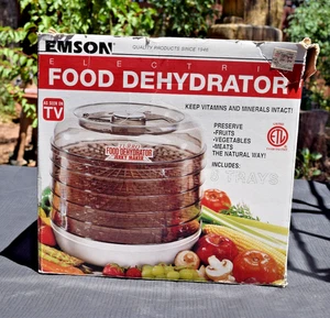 Emson Elektrischer Lebensmittel Dörrapparat Jerky Maker mit 5 Tabletts in Box ohne Handbuch - Bild 1 von 7