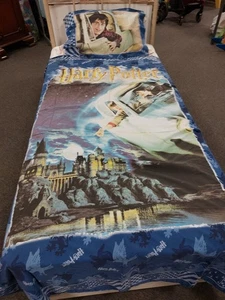 Vintage Reversible Harry Potter Single Duvet Cover And Pillow Case - Picture 1 of 9