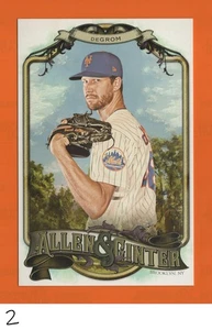 2022 Topps Allen & Ginter Cabinet Boxloader #BC-12 Jacob deGrom - Picture 1 of 2