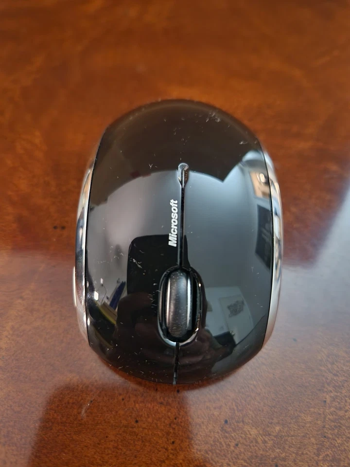 Microsoft Wireless Mobile Mouse 6000 Model 1383 #C0665 - Image 1 of 4