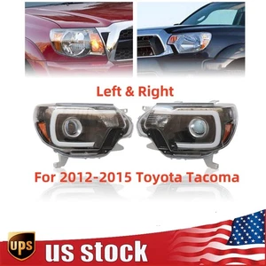 For Toyota Tacoma 2012-2015 LED Strip Bar Projector Headlights Lamps Left+Right - Bild 1 von 8