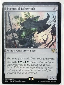 MTG TCG - Perennial Behemoth 202/287 BRO - LP To NM (Free Shipping $5+) - Picture 1 of 2