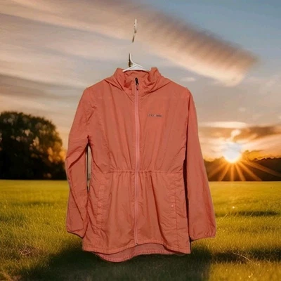 Chaqueta de lluvia cortavientos ligera con capucha para niños Columbia embalable talla L 14/16 Foto 1 de 4