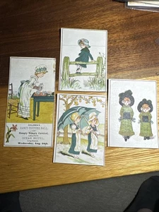 3-Humpty Dumpty Carnival Trade Card-1881-Mr Robt Fraser. Long Branch, NJ.  U407 - Picture 1 of 4