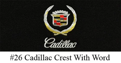 1953-1954 Cadillac Eldorado Floor Mats - 3pc - Loop | Fits: 2pc Frts & 1pc Rr - Image 1 of 2