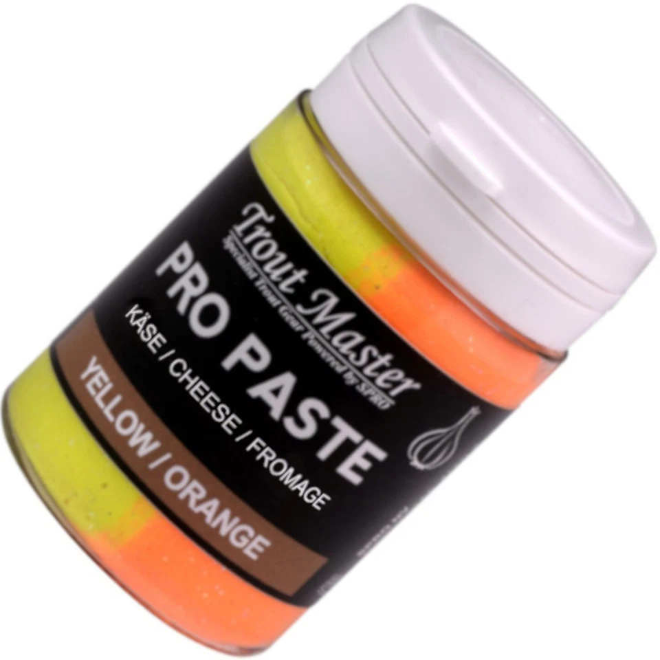 Spro Trout Master Pro Paste 60g cheese yellow/orange
