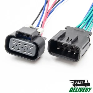 Electrical connector 8-pin. Female + Male. Waterproof. 20008K - Picture 1 of 12