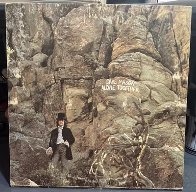 Dave Mason Alone Together BTS 19 Marble Vinyl Blue Thumb Records Die Cut Cover Foto 1 de 4