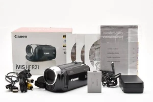 Canon iVIS HF R21 Black Video Camera Camcorder VIXIA HF R21 w/Box - Picture 1 of 10