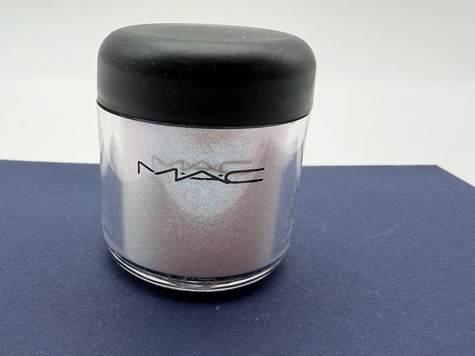 MAC Brillo Iridiscente Blanco Azul Tamaño Completo 7.5g Descontinuado - Nunca Usado Foto 1 de 4