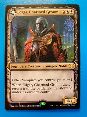 MTG 1x SHOWCASE Edgar, Charmed Groom 311 Innistrad: Crimson Vow Magic the x1 NM - Image 1 of 2