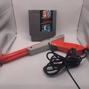 Super Mario Bros/Duck Hunt NES Game W/Nintendo Zapper Tested Works! Authentic  - Picture 1 of 6