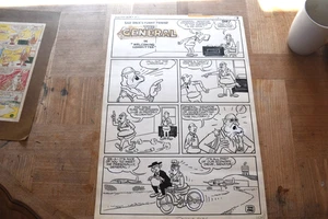 The General - Original ComicArt mit Farbführer - ALP#37 Seite 1 - WelcomingCommittee - Bild 1 von 9