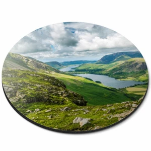 Runde Maus Matte - Buttermere Lake District England Büro Geschenk #15685 - Bild 1 von 4