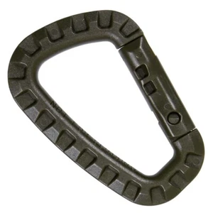Kunststoff Zubehörhalter grün vom Typ Karabiner - Bild 1 von 1