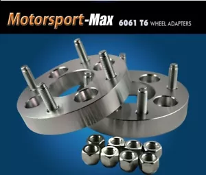 2 Wheel Adapters 4 Lug 100 To 4 Lug 110 Spacers | 4x100 To 4x110 Thickness 1" - Picture 1 of 5
