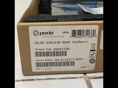 Perle IOLAN SCR1618 RDAC Secure Console Server All-In-One 16x RS232 RJ45 Router Foto 1 de 2