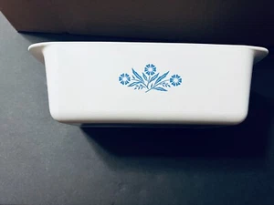Corning Ware Blue Cornflower Bread Meat Loaf Pan P-315-B 1972-79 USA - Picture 1 of 10