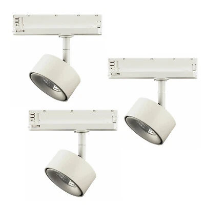 CLE, PHILIPS 3x Stromschienen LED Strahler PURI EYE 3 Ph Adapter SLV Erco Staff Lival Eutrac