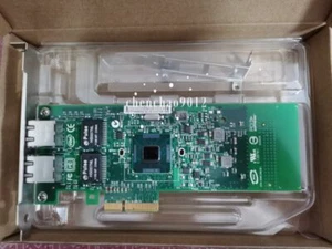 INTEL E1G42ET 10/100/1000Mbps PCI-E 2 Port Server Adapter W/ BLUE STICKER - Picture 1 of 5
