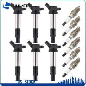 6X Ignition Coils & Spark Plugs UF561 For 2006 Suzuki Verona 2.5L L6 - Picture 1 of 10