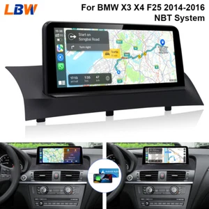 Stereo Radio 10.25'' Touch Screen Radio For BMW X3 X4 F25 2014-2016 NBT System - Foto 1 di 12