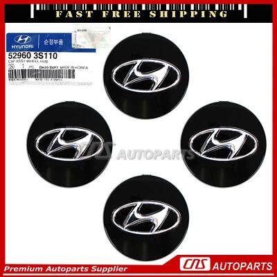 Fits Hyundai Azera Santa Fe Sonata Tucson 529603S110⭐GENUINE⭐ Wheel Hub Cap 4EA Foto 1 de 3