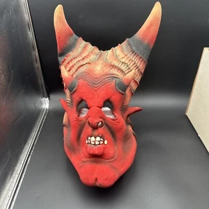 Vintage Halloween Mask Great Coverup Satan - Picture 1 of 8