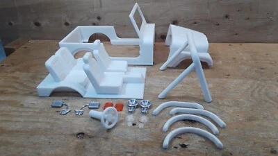 Carro de radiocontrol impreso en 3D Jeep CJ-7 1/16 carrocería plástico PLA Foto 1 de 4